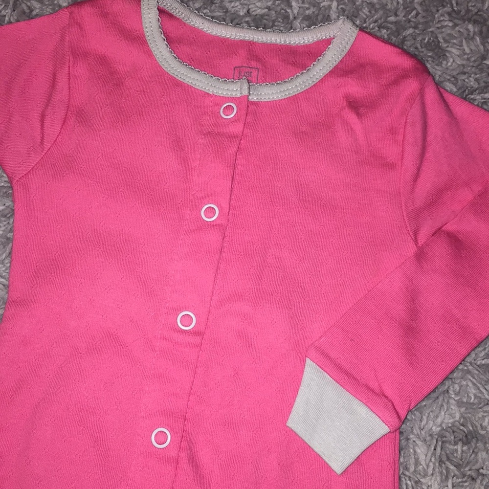Just one You 18 months pink long john style one piece